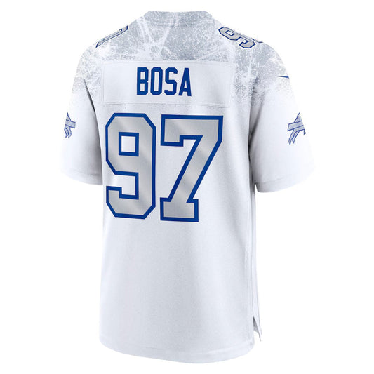 B.Bills #97 Joey Bosa 2025 Rivalries Collection Game Jersey - White Football Stitched American Jerseys