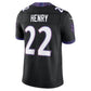 B.Ravens #22 Derrick Henry Black Alternate Alternate Vapor F.U.S.E. Stitched Limited Football Jersey