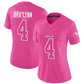 SF.49ers #4 BRA'LYNN Pink Limited Stitched Football Jersey