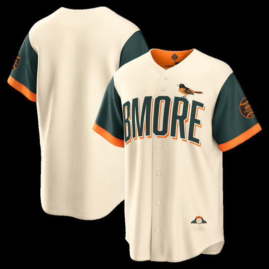 Baltimore Orioles Natural 2026 City Connect Stadium Stitched Baseball Jersey