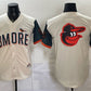 Baltimore Orioles Team Big Logo Natural 2026 City Connect Stadium Stitched Jersey 2