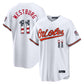 Baltimore Orioles #11 Jordan Westburg Player White USA 250 Fourth of July Home Game Stitched Baseball Jersey
