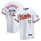 Baltimore Orioles #12 Dylan Beavers Player White USA 250 Fourth of July Home Game Stitched Baseball Jersey