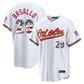 Baltimore Orioles #29 Samuel Basallo Player White USA 250 Fourth of July Home Game Stitched Baseball Jersey