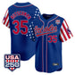 Baltimore Orioles #35 Adley Rutschman Player Royal USA 250 Independence Day Vapor Premier Limited Home Game Stitched Baseball Jersey
