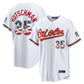 Baltimore Orioles #35 Adley Rutschman Player White USA 250 Fourth of July Home Game Stitched Baseball Jersey