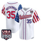 Baltimore Orioles #35 Adley Rutschman Player White USA 250 Independence Day Vapor Premier Limited Home Game Stitched Baseball Jersey