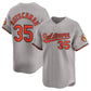 Baltimore Orioles #35 Adley Rutschman Road Limited Player Jersey - Gray Stitched Baseball Jersey