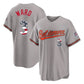 Baltimore Orioles #3 Taylor Ward Player Gray USA 250 Fourth of July Home Game Stitched Baseball Jersey