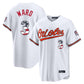 Baltimore Orioles #3 Taylor Ward Player White USA 250 Fourth of July Home Game Stitched Baseball Jersey