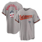 Baltimore Orioles #6 Ryan Mountcastle Player Gray USA 250 Fourth of July Home Game Stitched Baseball Jersey