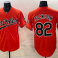 Baltimore Orioles #82 Jeremiah Jackson Orange Cool Base Stitched Jersey
