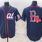 Boston Red Sox American League Team Big Logo Navy 2025 All-Star Edition Limited Stitched Baseball Jersey