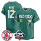 Boston Red Sox #12 Connor Wong Green Puhics Meow KT Vapor Limited Stitched Jersey