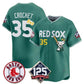 Boston Red Sox #35 Garrett Crochet Green Puhics Meow KT Vapor Limited Stitched Jersey