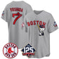 Boston Red Sox #7 Masataka Yoshida Gray Puhics Meow KT Vapor Limited Stitched Jersey