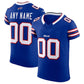 Custom B.Bills Royal Scarlet Vapor F.U.S.E. Elite  Jersey Stitched American Football Jerseys