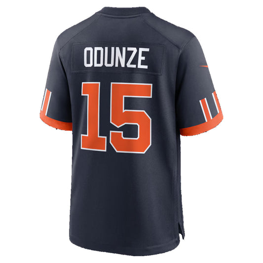 C.Bears #15 Rome Odunze Navy 2026 Rivalries Collection Game Football Jersey