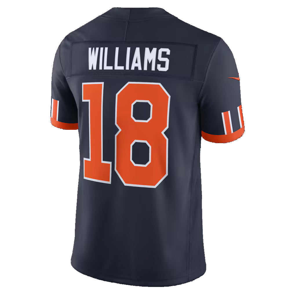 C.Bears #18 Caleb Williams Navy 2026 Rivalries Collection Stitched Limited Football Jersey