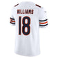 C.Bears #18 Caleb Williams White Vapor F.U.S.E. Stitched Limited Football Jersey