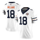 C.Bears #18 Caleb Williams White Fashion Champion Vapor F.U.S.E. Limited Football Stitched Jersey