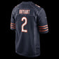 C.Bears #2 Coby Bryant Navy Team Game Stitched Football American Jersey