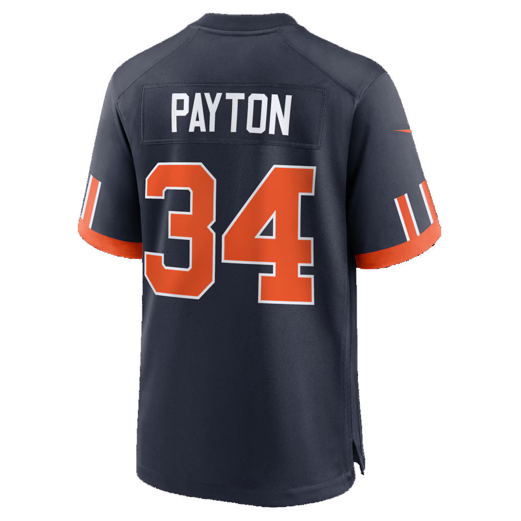 C.Bears #34 Walter Payton Navy 2026 Rivalries Collection Game Football Jersey