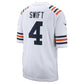 C.Bears #4 D'Andre Swift White Alternate Game Football Jersey