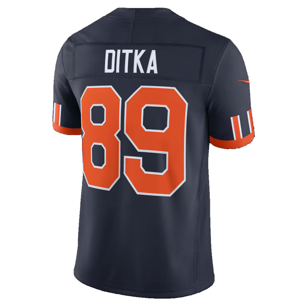 C.Bears #89 Mike Ditka Navy 2026 Rivalries Collection Game Football Jersey