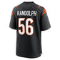 C.Bengals #56 Garmon Randolph Black Team Game Football Jersey