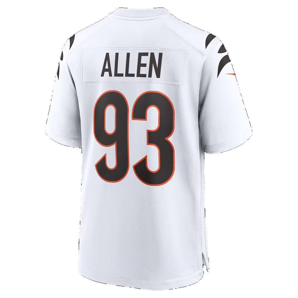 C.Bengals #93 Jonathan Allen White Game Football Jersey