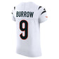 C.Bengals #9 Joe Burrow White Vapor F.U.S.E. Elite Stitched American Football Jerseys