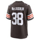 C.Browns #38 Jaleel McLaughlin Brown Team Game Football Jersey