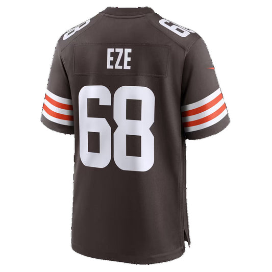 C.Browns #68 Obinna Eze Brown Puhics Team Game Jersey