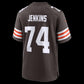 C.Browns #74 Elgton Jenkins Brown Team Game Stitched American Football Jerseys