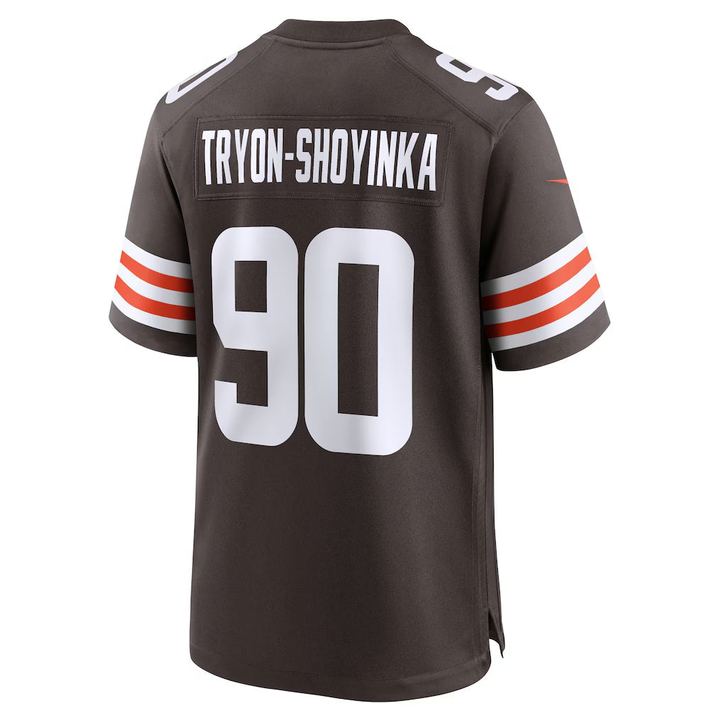 C.Browns #90 Joe Tryon-Shoyinka Brown Team Game Stitched American Football Jerseys