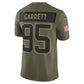 C.Browns #95 Myles Garrett Olive 2025 Salute to Service Limited Stitched American Football Jerseys