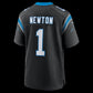 C.Panthers #1 Cam Newton Black Team Retired Game Stitched American Football Jerseys