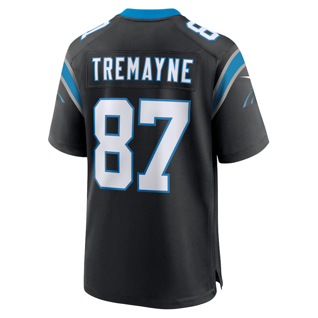 C.Panthers #87 Brycen Tremayne Black Team Game Stitched American Football Jerseys