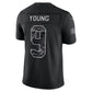 C.Panthers #9 Bryce Young Black 2026 Salute to Service Stitched Limited Football Jersey