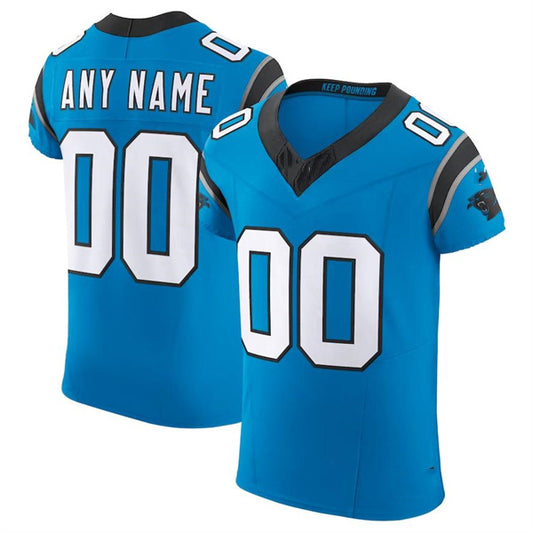 Custom C.Panthers Blue Scarlet Vapor F.U.S.E. Elite  Jersey Stitched American Football Jerseys