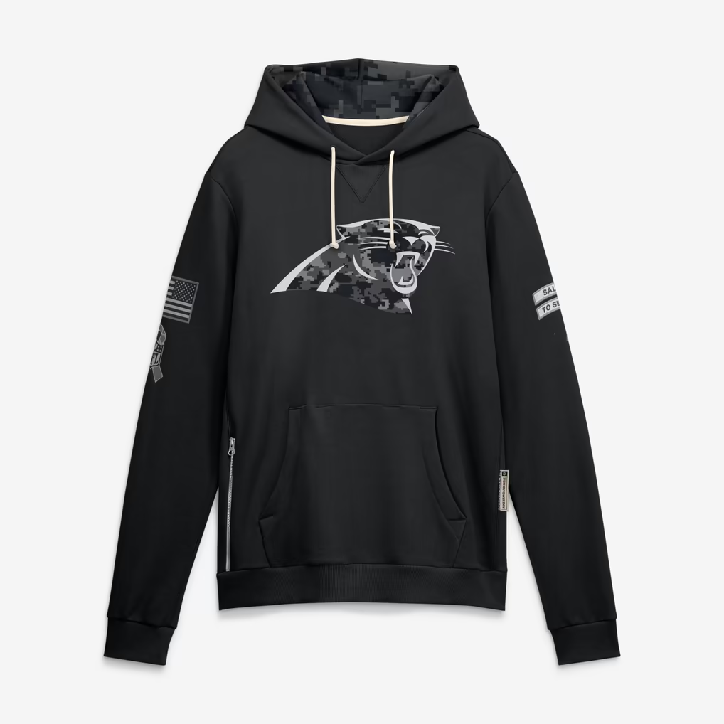 C.Panthers 2026 Salute To Service Club Pullover Hoodie Cheap sale Birthday and Christmas gifts Stitched American Football Jersey