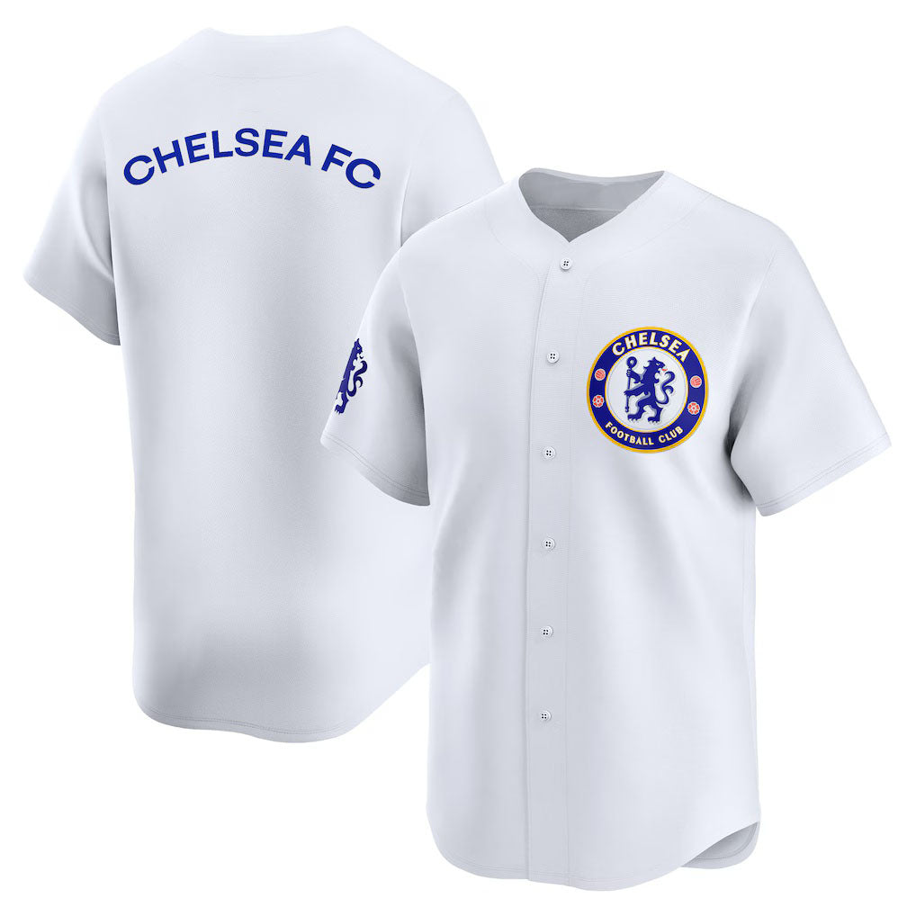 Chelsea White 2025 Soccer Limited Stitched Baseball Jersey