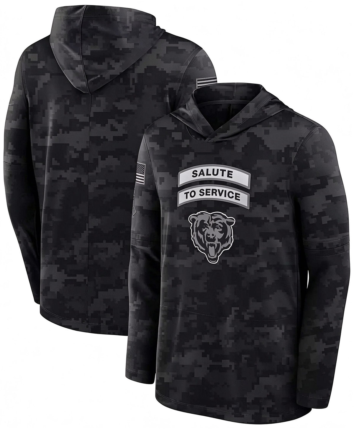 C.Bears 2026 Salute To Service Club Pullover Hoodie Cheap sale Birthday and Christmas gifts Stitched American Football Jersey