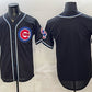Chicago Cubs Blank 2026 Fashion Replica Black Out Stitched Jersey