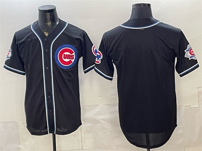 Chicago Cubs Blank 2026 Fashion Replica Black Out Stitched Jersey