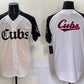 Chicago Cubs Team Big Logo White Black 'Gothic North Side Edition' Vapor Premier Limited Stitched Baseball Jersey