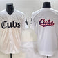 Chicago Cubs Team Big Logo White 'Gothic North Side Edition' Vapor Premier Limited Stitched Baseball Jersey