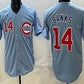Chicago Cubs #14 Ernie Banks Baby Blue Limited Stitched Baseball Jersey