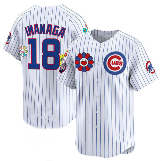 Chicago Cubs #18 Shōta Imanaga White 2025 Tokyo Series Limited Stitched Baseball Jersey